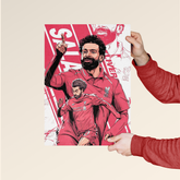 Mohamed Salah – Liverpool Champion Poster